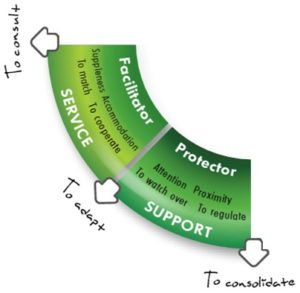 Roue des talents - Profil du Vert : Protecteur et Facilitateur